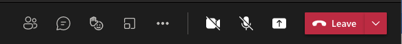 Microsoft Teams Meeting Toolbar
