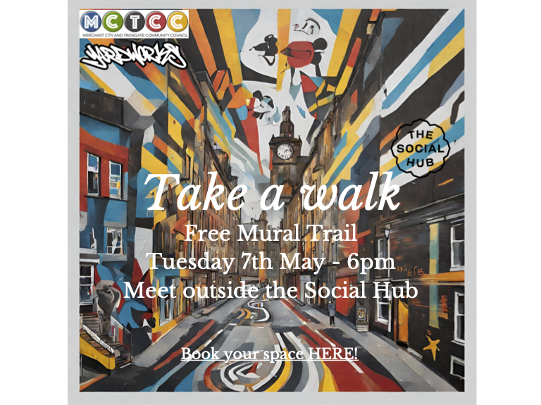You are currently viewing Take a walk – Mural Trail, Tuesday 7th May at 6pm