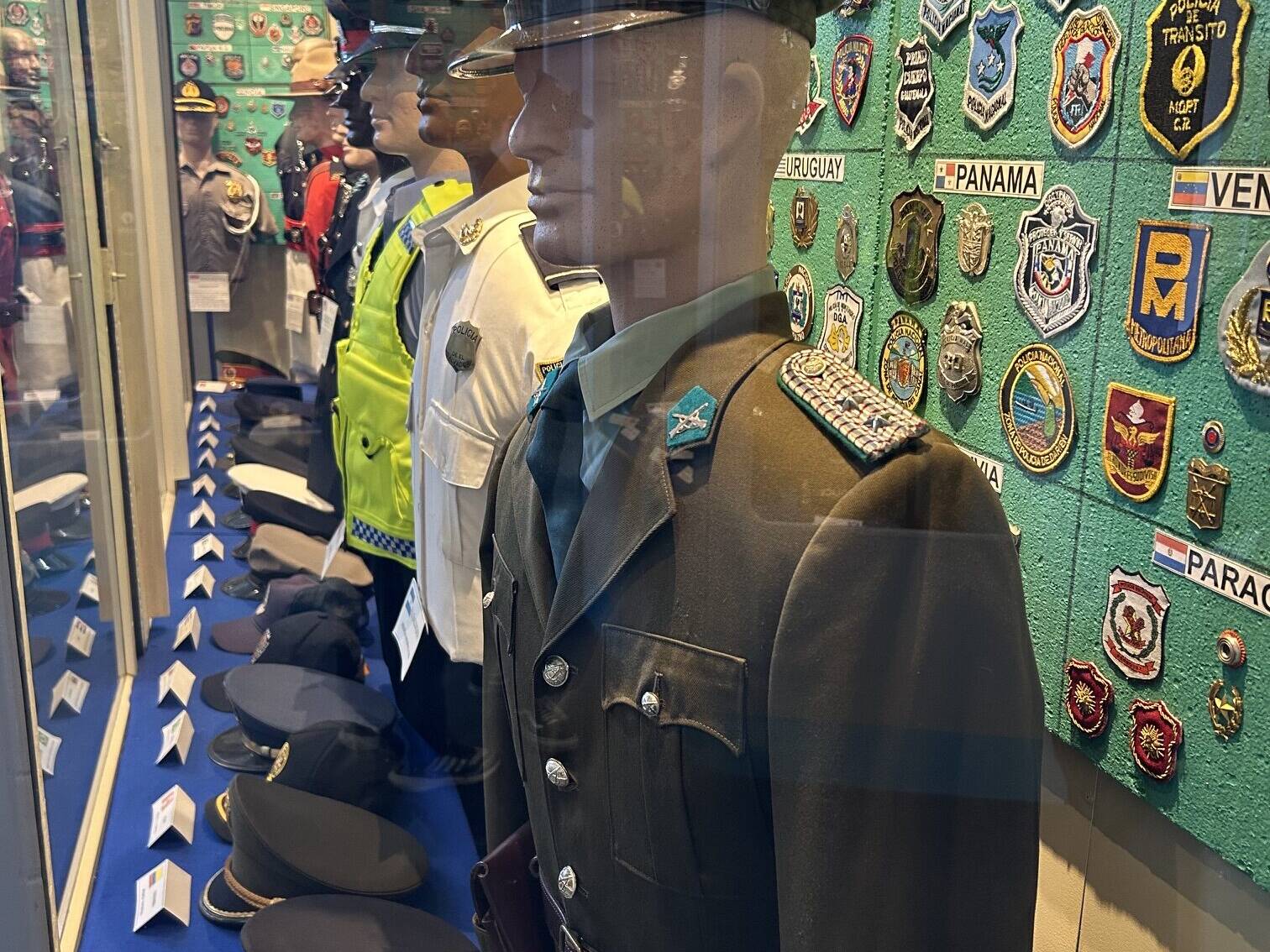 Image shows a selection of Glasgow Police Uniforms