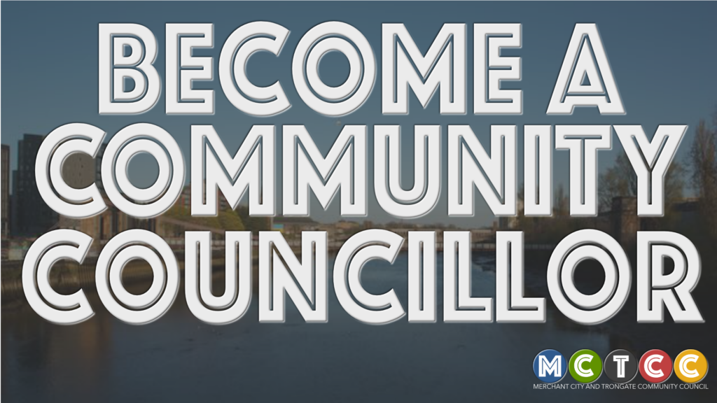 image showing the words Become a Community Councillor