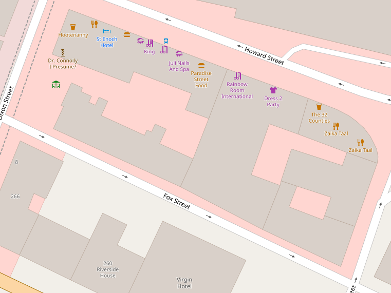 Image showing proposed location of development on Maxwell St/Fox St